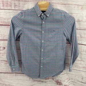 Vineyard Vines Flannel Shirt Mens Small Slim Fit Tucker Plaid Button Down